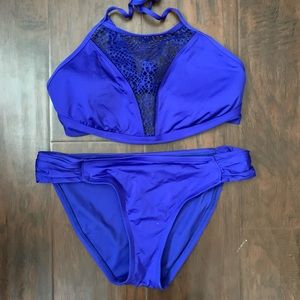 Mossimo blue bikini set
